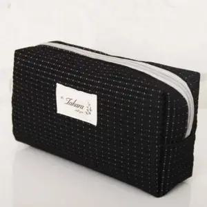 다용도 정리 데일리 파우치 화장품 메이크업 코튼 면