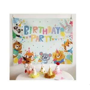 [무료배송] 특대 생일축하 패브릭 포스터 가림막 커튼 가리개 커