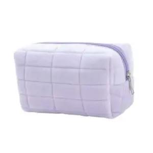 파우치 데일리 퀼팅 메이크업 코스메틱 벨벳 화장품 대용량