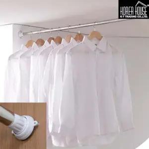 소형 다용도 KT 압축봉 스텐 행거 옷걸이 커튼봉 철봉