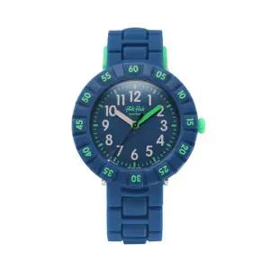 플릭플락 FCSP086 COLOR BLAST SOLO DARK BLUE 아동 우레탄시계