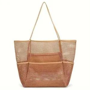 매쉬 비치백 여름 물놀이 수납가방 바캉스 필수템