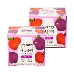 상하목장 과일퓨레 프룬사과 200g 2개(100g X 4입)