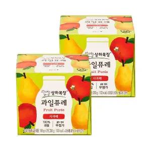 상하목장 과일퓨레 사과배 200g 2개(100g X 4입)