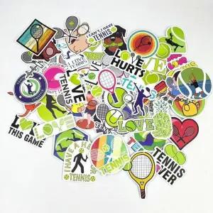 테니스 스티커 스포츠 스티카 50P 세트 캐리어 꾸미기 보드 폰 다꾸