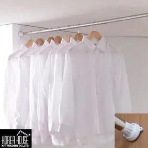 KT 스텐 압축봉 대형 다용도 행거 옷걸이 커튼봉 철봉