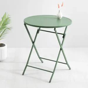 피파 600 원형 접이식 테이블 야외 철재 간이 카페