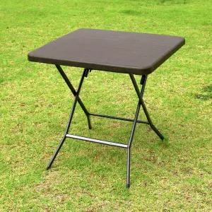 아르망 800 사각 브로몰딩 접이식 테이블 야외 정원