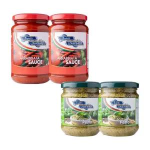 프리텔리롱고바디 아라비아따소스x2+바질페스토x2