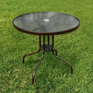 유로아이 800 원형 테이블 야외 정원 테라스 카페