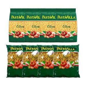 파스타빌라 마카로니 500gx4개+푸실리500gx4개