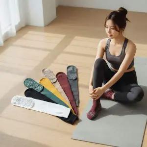 미끄럼방지 필라테스 삭스 요가 양말 실리콘 발가락 보호 운동용