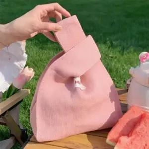 미니니트손가방 미니니트토트백(베이비핑크)