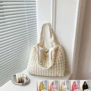 에코백 와플 버블백 가벼운 숄더백 패션 가방 여성