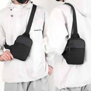 남성 외출 여행보조 데일리 기본 미니 크로스백