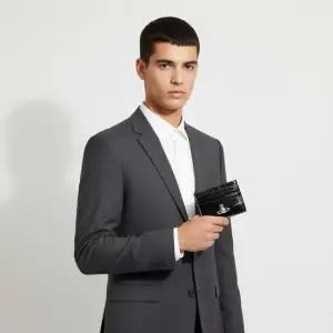 신상 ORB 로고 크로커다일 공용 지갑 54030004W L0098 N401