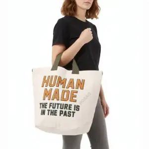 MUST IT_휴먼메이드 CANVAS TOTE LARGE HM29GD055 WHITE) 캔버스 라지 토트 백)