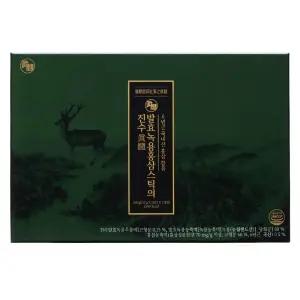 발효녹용홍삼스틱의진수 홍삼액 12g 30포 쇼핑백 진웰스 구정 설날 명절 선물세트 셋트 홍삼정 기스 진액