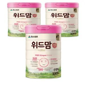 파스퇴르 위드맘 제왕 100일 3캔