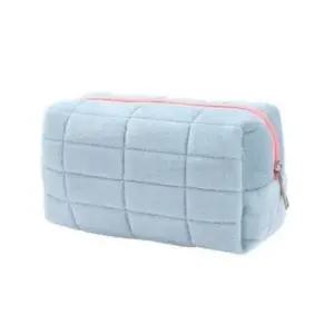 화장품 퀼팅 대용량 수납 메이크업 패딩 학생용 파우치 휴대용