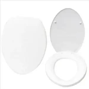[SBD] 화이트 라운드 뚜껑 커버 욕실 변기 가정용 변기 중형 중형
