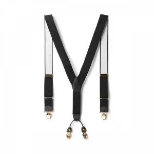 TBZ KING 남자서스펜더 블랙 솔리드 서스펜더