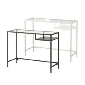 [이케아] VITTSJO 빗셰 노트북책상 100x36cm 유리테이블 컴퓨터책상 화장대 1인책상