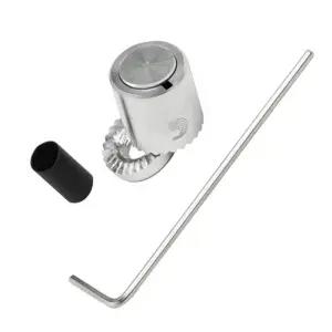 잠금기능 Small Silver-Metal pdt158 노브 기타부품 파츠 기타록 톤조절 볼륨 원형
