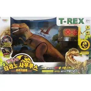 연기나는 UIO730G7 티라노사우루스 어린이 공룡 장난감 인형