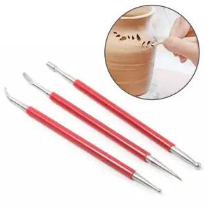 스텐 DLC969W7 찰흙 지점토 폴리머 클레이 도구 공예 툴 3종