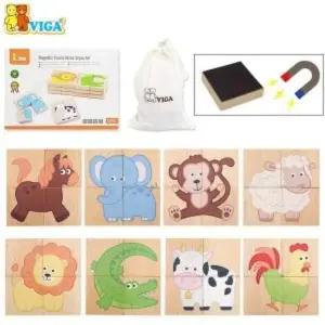 유아용품 RSF398Q6 비가 자석퍼즐 동물