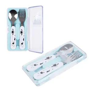 [골드스마일]스테인리스 수저세트 어린이 휴대용 케이스포함 작은 사이즈