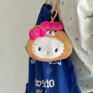 산리오 곰돌이 헬로키티 키티 동전 카드 지갑 파우치 키링 (정품