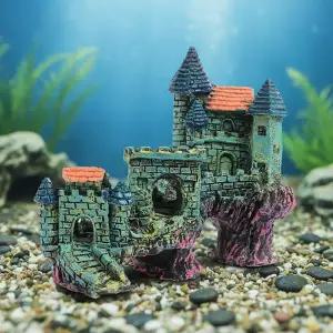 어항 성벽 장식품 15cm 물고기 은신처 수족관 레이아웃 꾸미기용