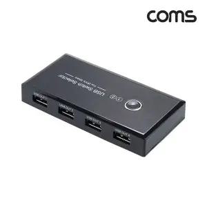 TBZ Coms USB 2.0 선택기 2대4 수동 스위치 480Mbps BD821