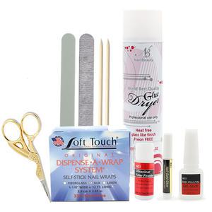 소프트터치 실크랩핑 세트 찢어진손톱 보수 연장 실크익스텐션 네일국시 네일실기시험