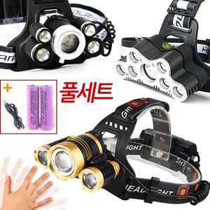 충전식 헤드랜턴 LED 후레쉬 줌 해드 라이트 후레쉬 줌헤드랜턴 라이트 플래쉬 손전등