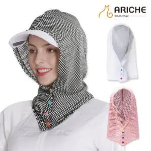 [아리체](센텀시티점)UV차단 통풍메쉬 후드 뒷목 가리개 / T002S