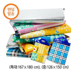 야외용 나드리 은박 칼라돗자리 매트 은박지돗자리(랜덤)