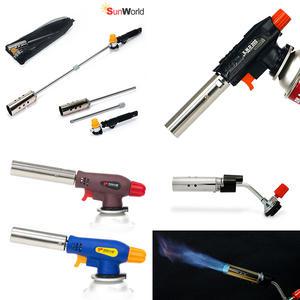 국내산 가스토치 캠핑용 자동 부탄가스 롱토치