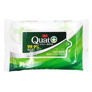 3M 쿼트플러스 살균티슈 10매/소독티슈 살균 제균