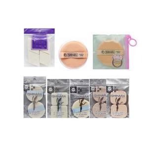 일본 이시하라 후로킹/NBR/지퍼백/케이스/아이보리 사각/ 퍼프 분첩