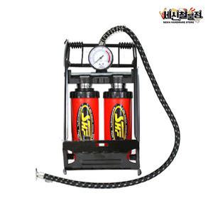 [세신철물점] 국산 삼흥 발펌프 SHF-333 자전거 타이어 바람넣기 공기주입기 에어펌프 휴대용