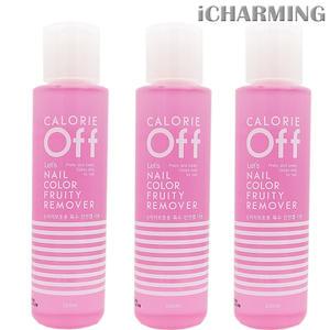 차밍 칼로리오프 네일칼라 프루티 리무버 핑크 250ml 3개