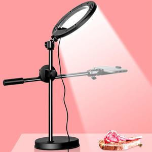 수직 촬영 거치대(E) + 16cm LED조명 SET FLE-L16