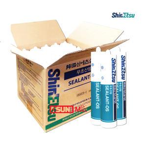 신에츠 무초산실리콘(25EA) 금색 박스단위 금색실리콘