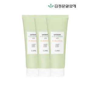 [하프클럽/김정문알로에]큐어 알로에 사포나리아 클렌져 1975 3개