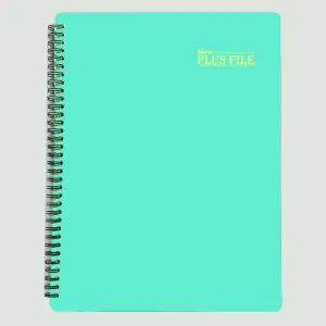 40매 40P 스프링 악보화일 음악 연두(민트) 성가대 합창단 뉴플러스 A4 악보파일 40매