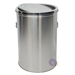 뱅뱅이스텐휴지통/145L/스윙형휴지통/스텐쓰레기통/뱅뱅이휴지통/스윙형스텐휴지통/원형스텐휴지통/국내생