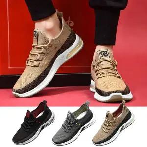 [제라카] 남자 캐주얼 에어 운동화 니트 슬림핏 런닝화 RUN411